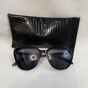 Rachel Zoe Nina Black Sunglasses NWT